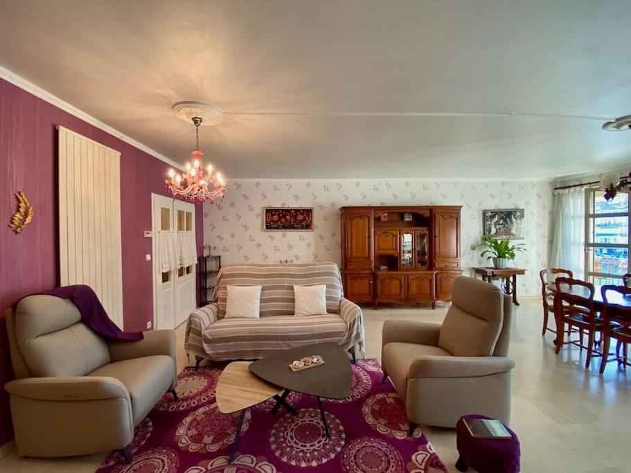 "Georgio" Grand Appartement Traversant Avec Vue Canal Et Parking Sete Bagian luar foto